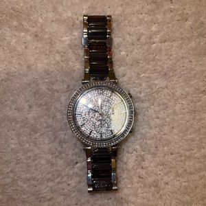 Michael Kors rhinestone watch